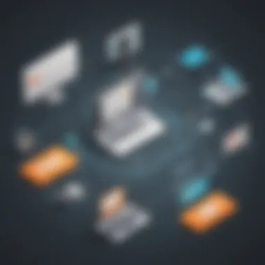 Streamlined Account Deletion Illustration showing account deletion process