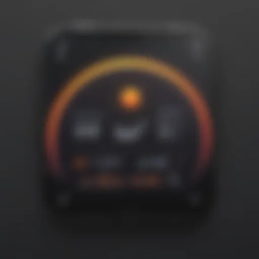 AccuWeather app icon on smartphone screen