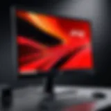 Sleek design of the Acer Nitro 24-Inch Monitor showcasing its modern aesthetics