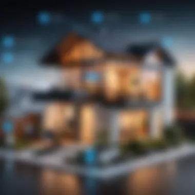 Smart Home Ecosystem with Alexa Guard Plus Visualization of the smart home ecosystem with Alexa Guard Plus integration