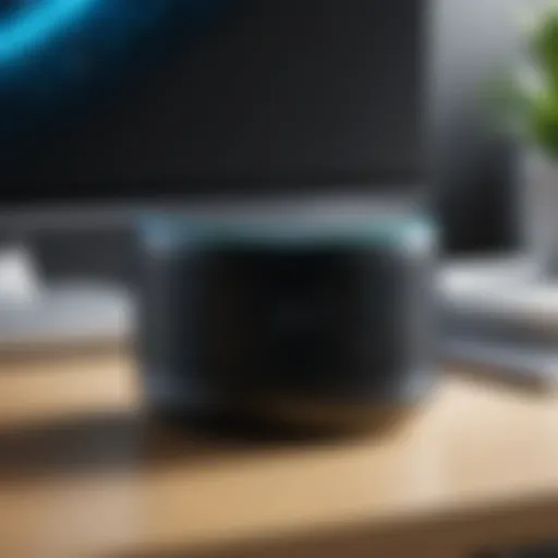 Illustration depicting the user interface of Alexa Guard Plus