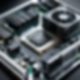 GForce GTX architectural diagram showcasing core components