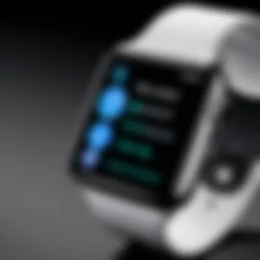 Apple Watch Screen Displaying Number Apple Watch screen displaying phone number