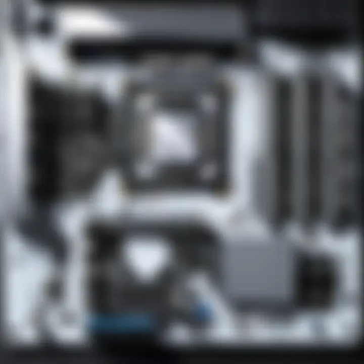 Visual representation of a budget-friendly gaming motherboard setup