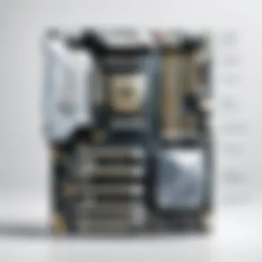 Infographic illustrating the key factors influencing gaming motherboard pricing