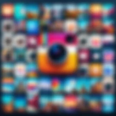 Vibrant Instagram Montage A visually appealing montage of vibrant Instagram-ready slides featuring different themes and styles.
