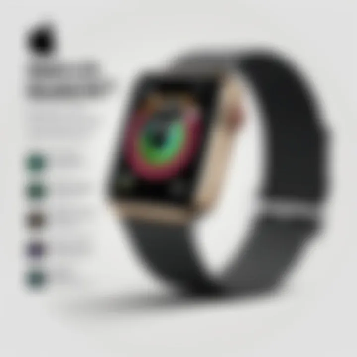 Infographic summarizing frequently asked questions about Apple Watch warranties