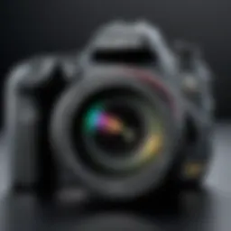 High-performance Canon DSLR camera showcasing its features