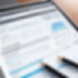Visual representation of survey form analytics