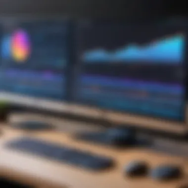 Performance Comparison of Top Ultrawide Monitors A comparison chart illustrating performance metrics of various ultrawide monitors.