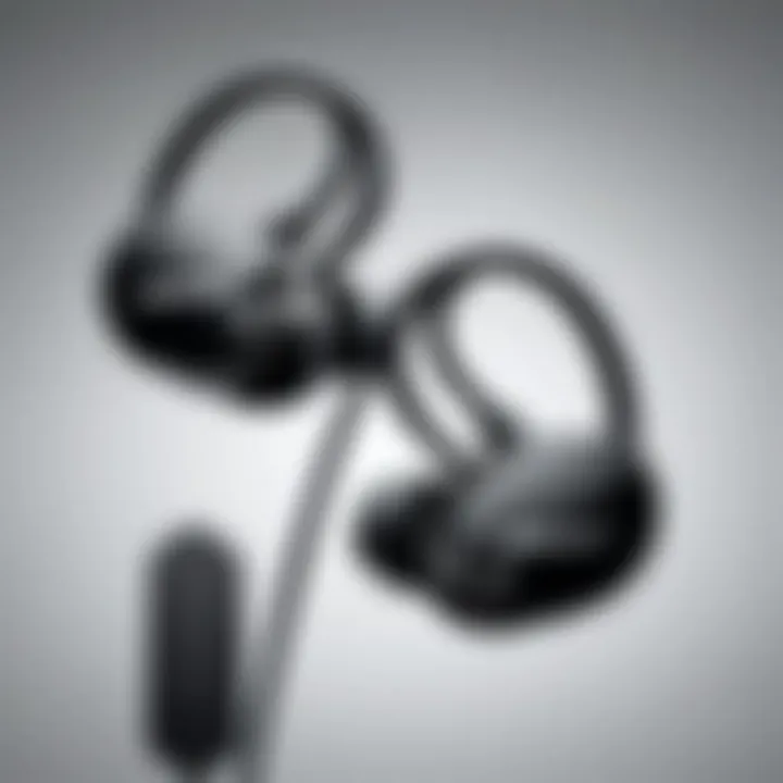 Elegant design of Bose Sport Earbuds in Triple Black