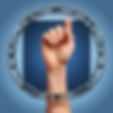 Liberation from Social Media Broken chain indicating freedom