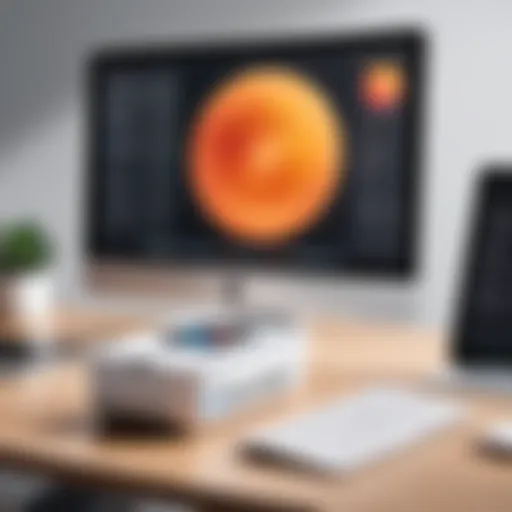 Brother scanner software interface on Mac