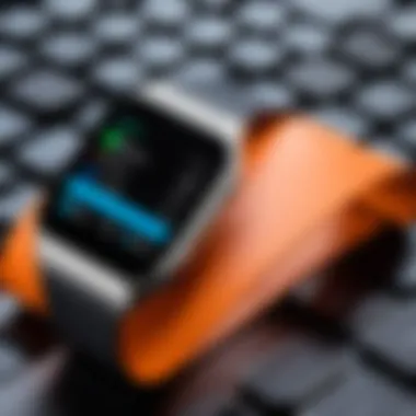 Competitive Landscape of Smartwatches Graphical representation of the competitive landscape of smartwatches, featuring the Casio Android watch.