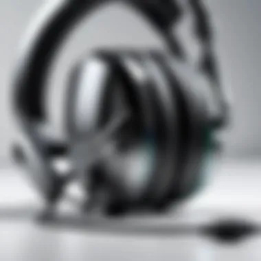 A close-up of a headset emphasizing sound quality capabilities