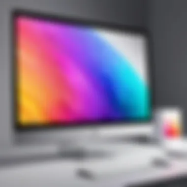 Color Calibration Tools on Graphic Design Monitor