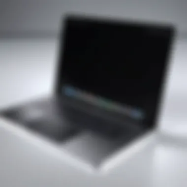 Side profile of the 2016 MacBook Pro 13-inch showcasing its sleek design