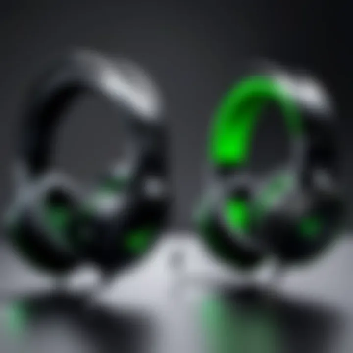 Comparison of Razer headset models side by side