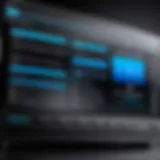 User interface of DVD player software showcasing playback options