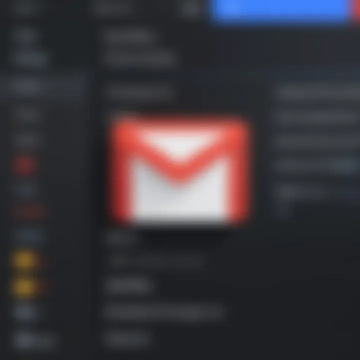 Illustration depicting the settings menu in Gmail for creating a secondary email address