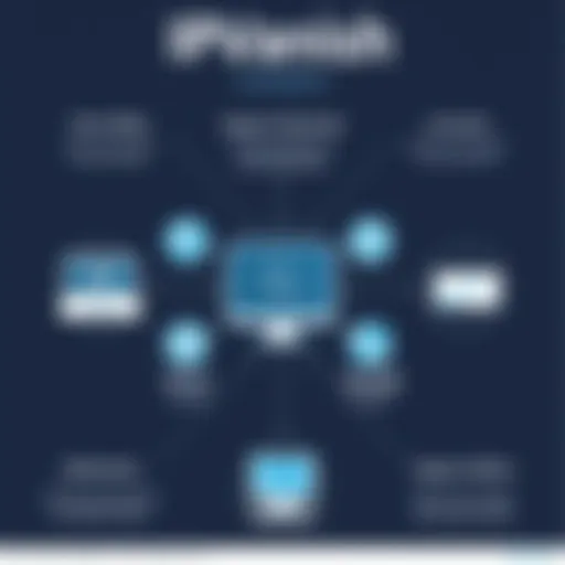 A detailed infographic showcasing IPVanish support channels