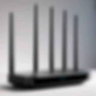 Modern WiFi router with advanced features