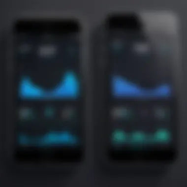 Comparative Performance Metrics Performance graph illustrating the speed and capabilities of different iPhone models