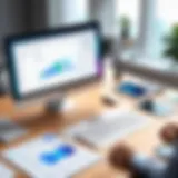 An organized digital workspace showcasing various document management tools.