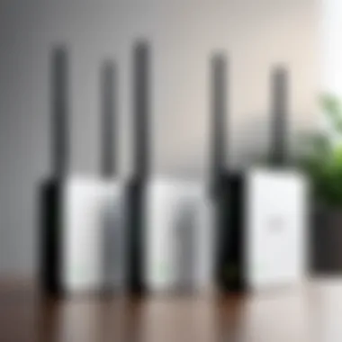 WiFi Extenders Comparison Comparison chart of WiFi extenders