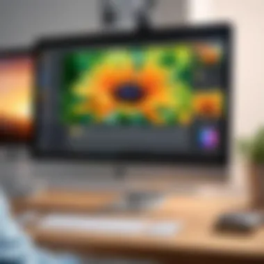 Online Photo Editing Tool Features A screenshot of an online photo editing tool showcasing various editing features.