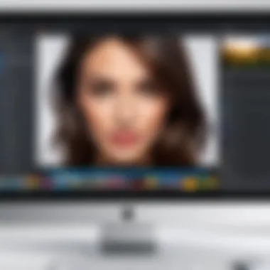User-Friendly Online Photo Editing Interface User interface of a popular online photo editing website, showing ease of use.