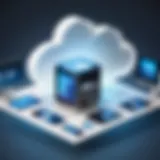 Cloud storage concept