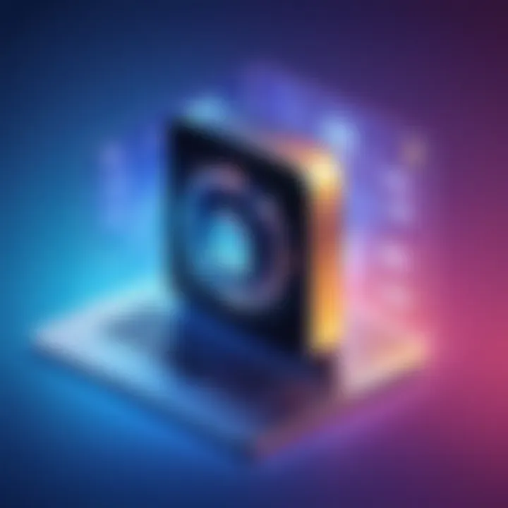 Secure data storage illustration