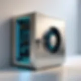 A secure digital vault representing password management solutions