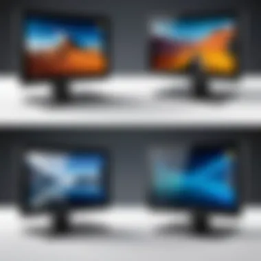 Comparison of Display Options Side-by-side comparison of a portable monitor with other display options