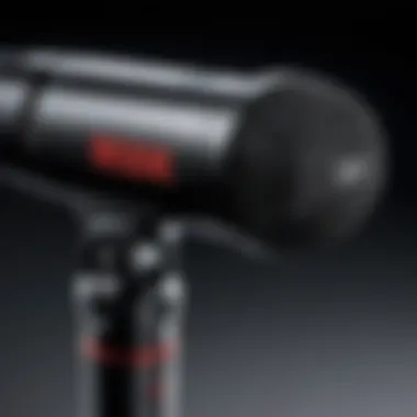 Close-up view of the Rode Wireless Video Mic showcasing its design and build quality.