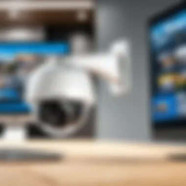 Final Integration of Your Surveillance Solution IP camera system integrated with monitoring software