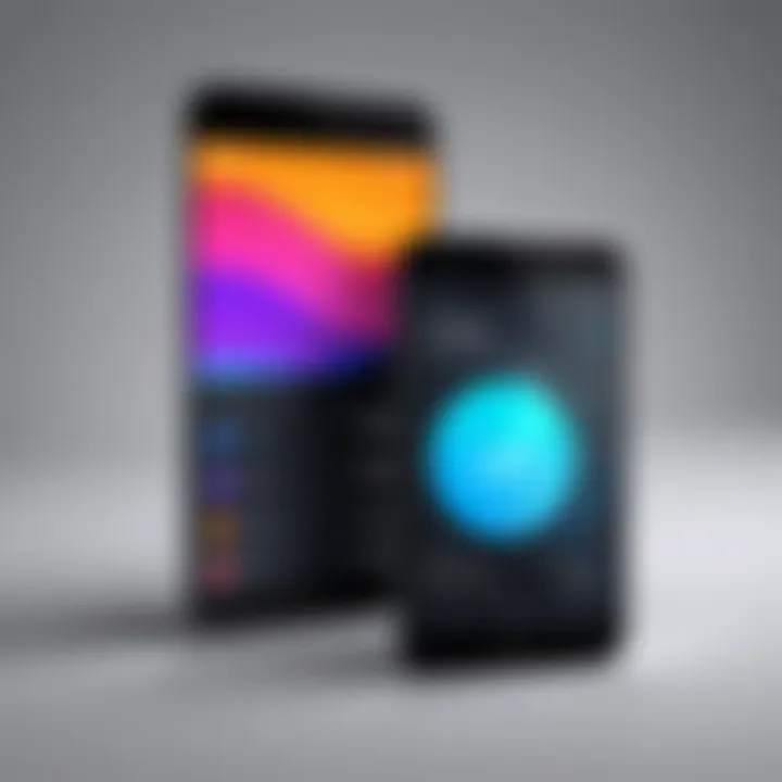 Infographic comparing smartphone performance metrics