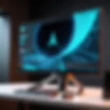 Cutting-Edge Technology Displayed on Alienware Monitor
