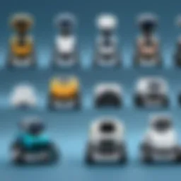 Overview of Deebot models showcasing design diversity