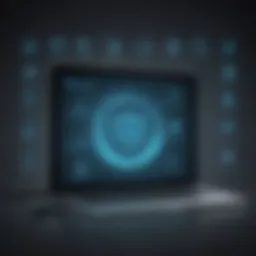 Digital Security Concept on iPad