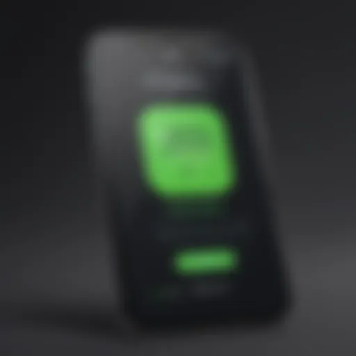 Music Streaming App on Smartphone