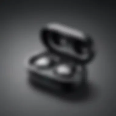 Battery life indicators for both earbud models.