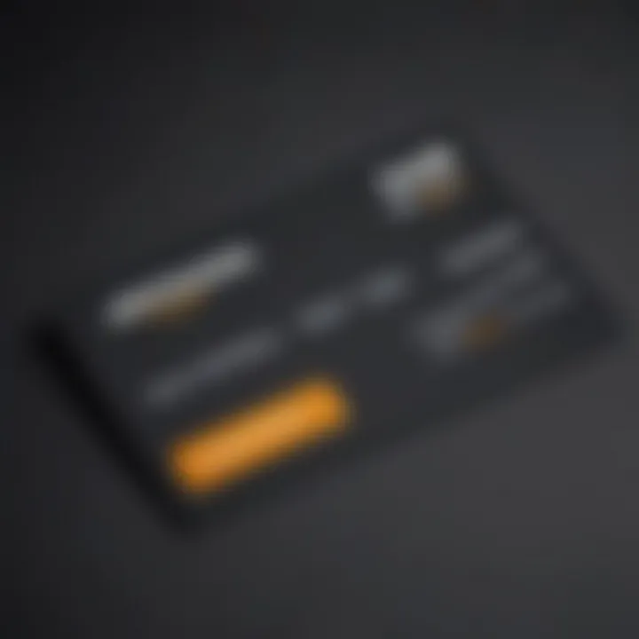 Elegant Amazon Prime Membership Card