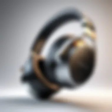Sleek and Sophisticated Noise Cancelling Headphones Elegant Noise Cancelling Headphones