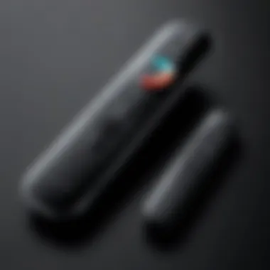 Sleek Design of Element Google TV Remote Overview of the Element Google TV Remote showcasing its sleek design