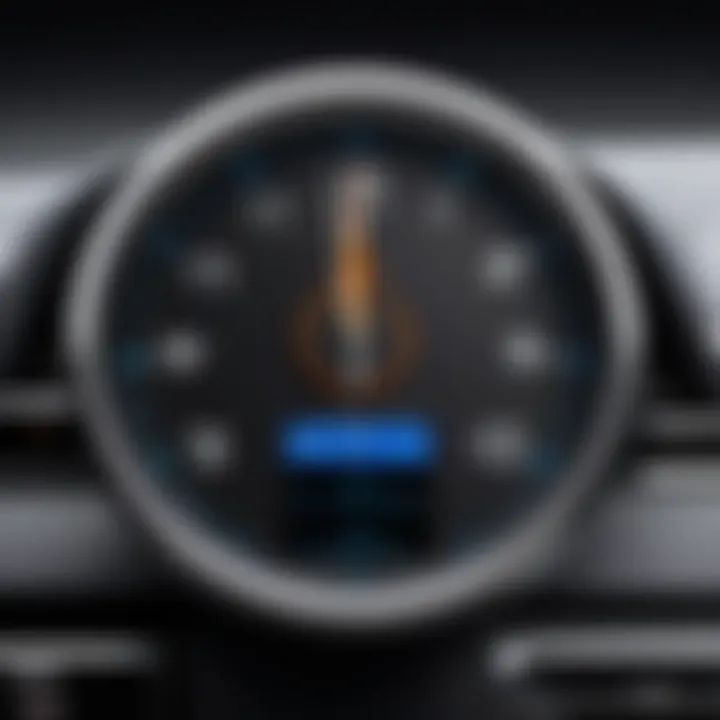 Sleek Minimalist Dashboard Clock