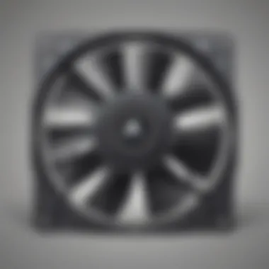 Upgraded Corsair 4000D Fan Replacement Illustration of high-performance Corsair 4000D fan replacement