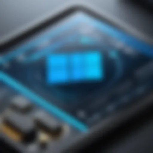 Visual representation of a speed booster interface