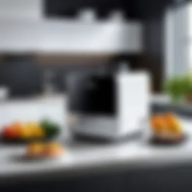 A Seamless Blend of Tech and Culinary Art Epson food printer in a modern kitchen setup